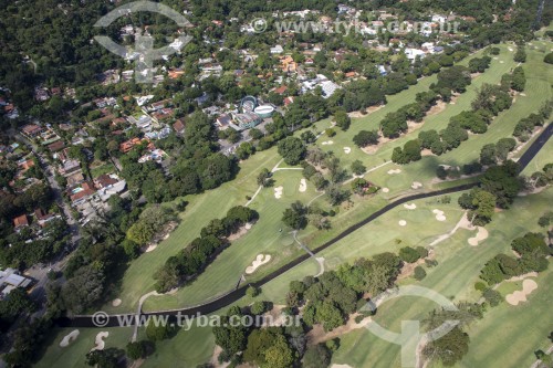 Vista aérea do Itanhangá Golfe Clube - Rio de Janeiro - Rio de Janeiro (RJ) - Brasil