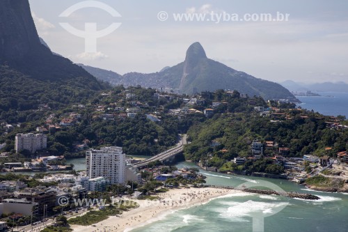 Vista aérea do Canal da Joatinga - Rio de Janeiro - Rio de Janeiro (RJ) - Brasil