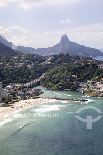 Vista aérea do Canal da Joatinga - Rio de Janeiro - Rio de Janeiro (RJ) - Brasil