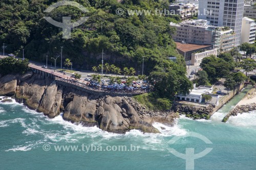 Vista aérea do Mirante do Leblon - Rio de Janeiro - Rio de Janeiro (RJ) - Brasil