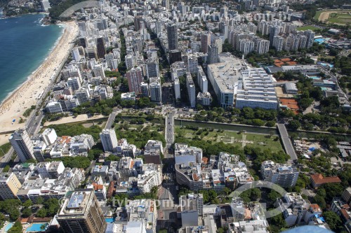 Vista aérea do Jardim de Alah (1938) - Rio de Janeiro - Rio de Janeiro (RJ) - Brasil