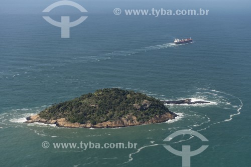 Ilha de Cotunduba vista a partir do Morro da Urca - Rio de Janeiro - Rio de Janeiro (RJ) - Brasil