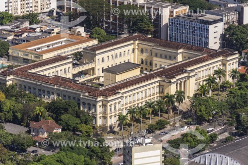 Vista do Instituto Benjamin Constant a partir do mirante do Morro da Urca - Rio de Janeiro - Rio de Janeiro (RJ) - Brasil