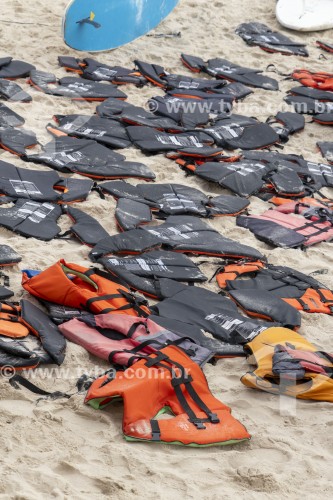 Coletes utilizados para prática de stand up paddle - Rio de Janeiro - Rio de Janeiro (RJ) - Brasil