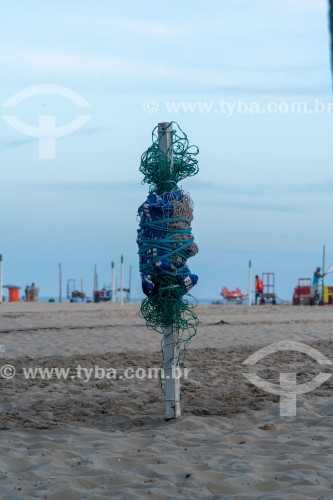 Equipamentos para prática esportiva na Praia de Copacabana - Rio de Janeiro - Rio de Janeiro (RJ) - Brasil