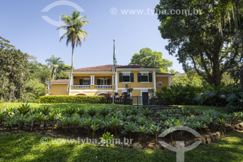 Antigo Solar da Imperatriz (1575) - atual Escola Nacional de Botânica Tropical do Jardim Botânico do Rio de Janeiro - Rio de Janeiro - Rio de Janeiro (RJ) - Brasil