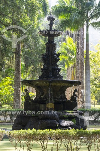 Chafariz das Musas no Jardim Botânico do Rio de Janeiro - Rio de Janeiro - Rio de Janeiro (RJ) - Brasil