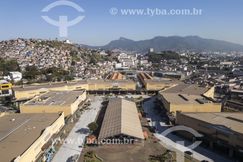 Foto feita com drone da Cidade do Samba Joãozinho Trinta - Rio de Janeiro - Rio de Janeiro (RJ) - Brasil