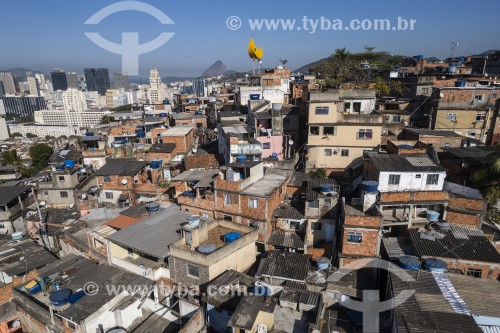 Foto feita com drone do Morro da Providência - Rio de Janeiro - Rio de Janeiro (RJ) - Brasil