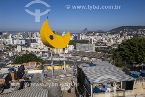 Foto feita com drone do Morro da Providência - Rio de Janeiro - Rio de Janeiro (RJ) - Brasil