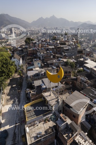 Foto feita com drone do Morro da Providência - Rio de Janeiro - Rio de Janeiro (RJ) - Brasil