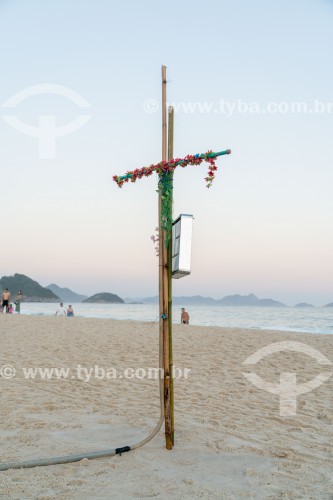 Espelho na Praia de Copacabana - Rio de Janeiro - Rio de Janeiro (RJ) - Brasil