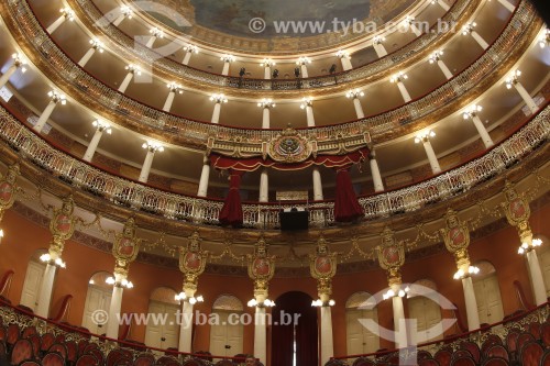 Interior do Teatro Amazonas (1896) - Manaus - Amazonas (AM) - Brasil