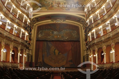 Interior do Teatro Amazonas (1896) - Manaus - Amazonas (AM) - Brasil