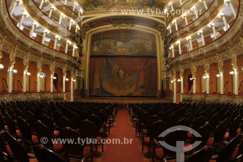 Interior do Teatro Amazonas (1896) - Manaus - Amazonas (AM) - Brasil