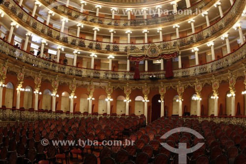 Interior do Teatro Amazonas (1896) - Manaus - Amazonas (AM) - Brasil