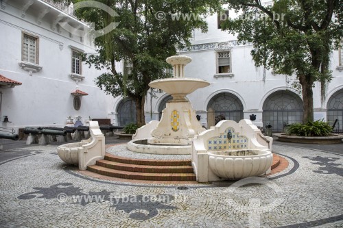 Fonte no Pátio dos Canhões do Museu Histórico Nacional - Rio de Janeiro - Rio de Janeiro (RJ) - Brasil