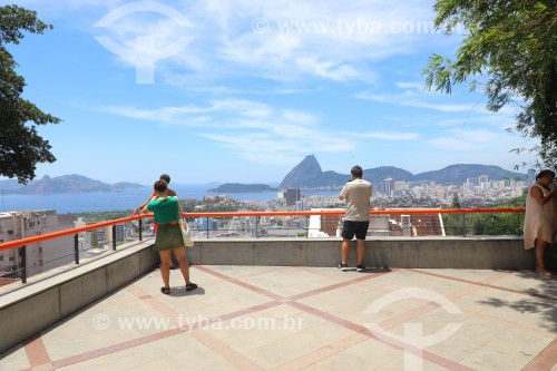 Pão de Açúcar visto à partir do Parque das Ruínas - Rio de Janeiro - Rio de Janeiro (RJ) - Brasil