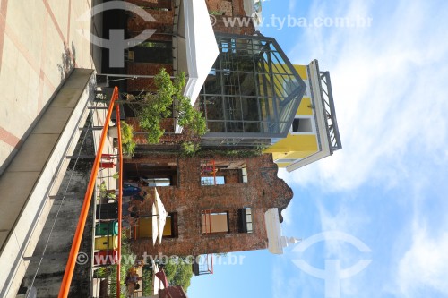Sede do Centro Cultural Municipal Parque das Ruínas - construído a partir das ruínas da casa de Laurinda Santos Lobo, grande mecenas da Belle Époque carioca - Rio de Janeiro - Rio de Janeiro (RJ) - Brasil