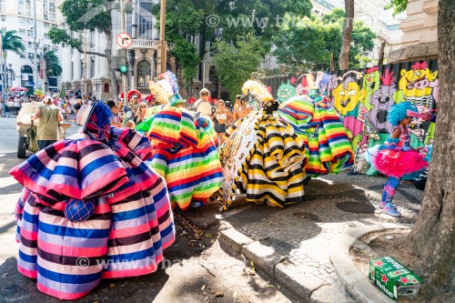 Bate-bolas (Clóvis) durante o Concurso folião original - Cinelândia - Rio de Janeiro - Rio de Janeiro (RJ) - Brasil