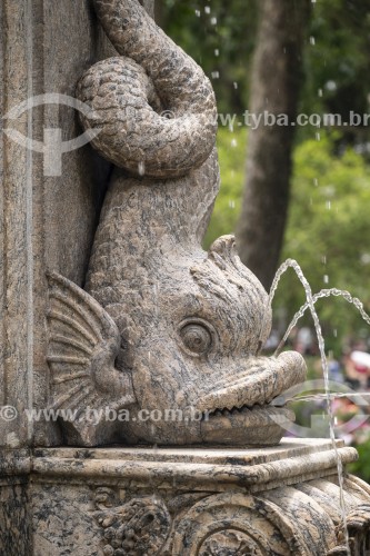 Chafariz no Jardim do Museu da República - antigo Palácio do Catete (1867) - Rio de Janeiro - Rio de Janeiro (RJ) - Brasil
