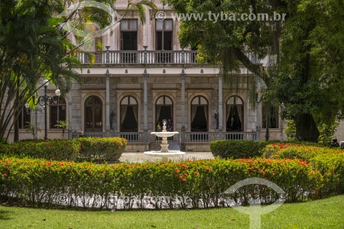 Chafariz no Jardim do Museu da República - antigo Palácio do Catete (1867) - Rio de Janeiro - Rio de Janeiro (RJ) - Brasil