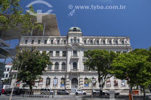 Detalhe da fachada do Museu de Arte do Rio (MAR) - Rio de Janeiro - Rio de Janeiro (RJ) - Brasil