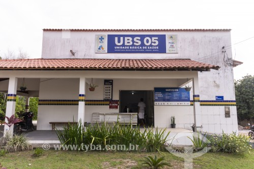 Unidade Básica de Saúde (UBS) na vila de Cumuruxatiba - Prado - Bahia (BA) - Brasil