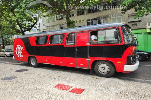 Ônibus de torcida organizada do Flamengo - Rio de Janeiro - Rio de Janeiro (RJ) - Brasil