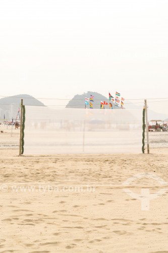 Equipamentos para prática esportiva na Praia de Copacabana - Rio de Janeiro - Rio de Janeiro (RJ) - Brasil