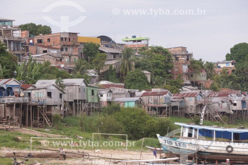 Casas de palafita - Tefé - Amazonas (AM) - Brasil