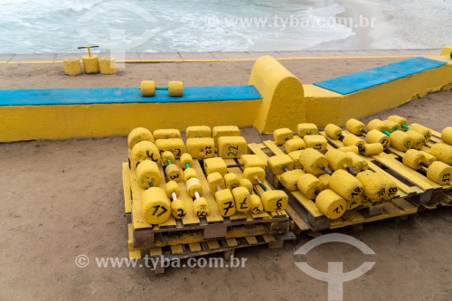 Halteres da Academia Arpex - Academia na Praia do Arpoador - Rio de Janeiro - Rio de Janeiro (RJ) - Brasil