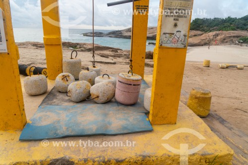 Halteres da Academia Arpex - Academia na Praia do Arpoador - Rio de Janeiro - Rio de Janeiro (RJ) - Brasil
