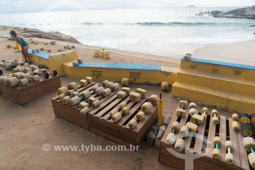 Halteres da Academia Arpex - Academia na Praia do Arpoador - Rio de Janeiro - Rio de Janeiro (RJ) - Brasil