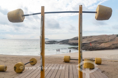 Halteres da Academia Arpex - Academia na Praia do Arpoador - Rio de Janeiro - Rio de Janeiro (RJ) - Brasil