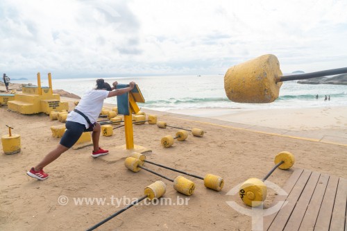 Halteres da Academia Arpex - Academia na Praia do Arpoador - Rio de Janeiro - Rio de Janeiro (RJ) - Brasil