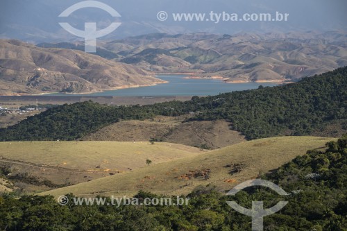 Vista do Vale do Paraíba com Rio Paraiba do Sul - Itatiaia - Rio de Janeiro (RJ) - Brasil