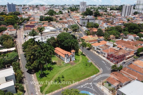 Foto feita com drone do Museu de Arte Sacra de Uberaba - O Museu tem como estrutura a Igreja de Santa Rita (1854) - Uberaba - Minas Gerais (MG) - Brasil