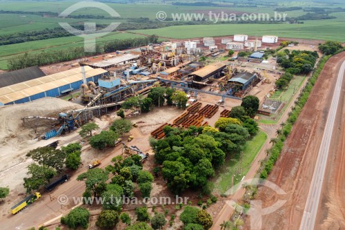 Foto feita com drone da Usina Delta Sucroenergia - Conceição das Alagoas - Minas Gerais (MG) - Brasil