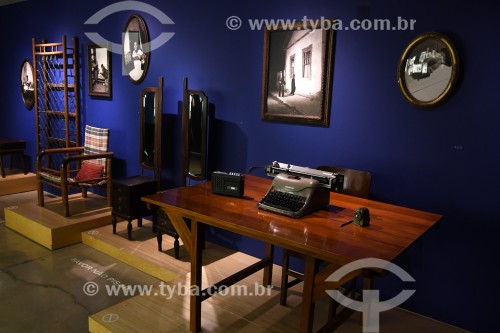 Memorial Chico Xavier - Sala 3 onde estão expostos obejetos que pertenceram a Chico Xavier - Uberaba - Minas Gerais (MG) - Brasil