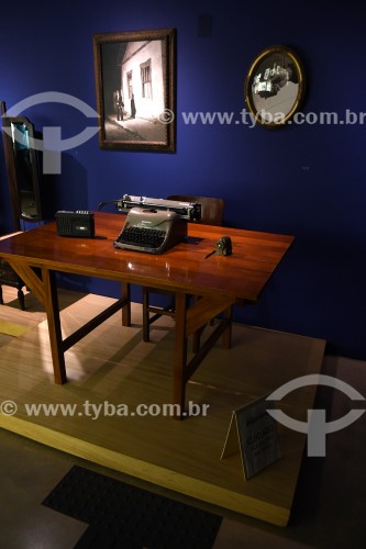 Memorial Chico Xavier - Sala 3 onde estão expostos obejetos que pertenceram a Chico Xavier - Uberaba - Minas Gerais (MG) - Brasil