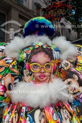 Bate-bolas (Clóvis) durante o Concurso folião original - Cinelândia - Rio de Janeiro - Rio de Janeiro (RJ) - Brasil