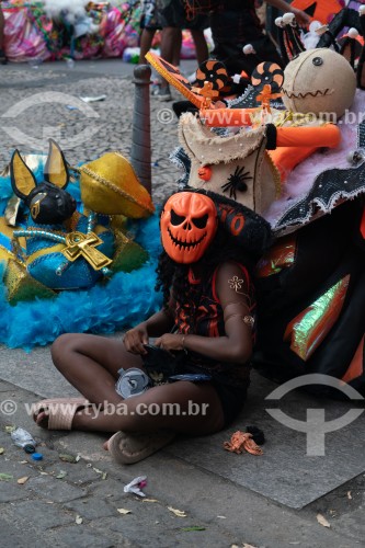 Bate-bolas (Clóvis) durante o Concurso folião original - Cinelândia - Rio de Janeiro - Rio de Janeiro (RJ) - Brasil
