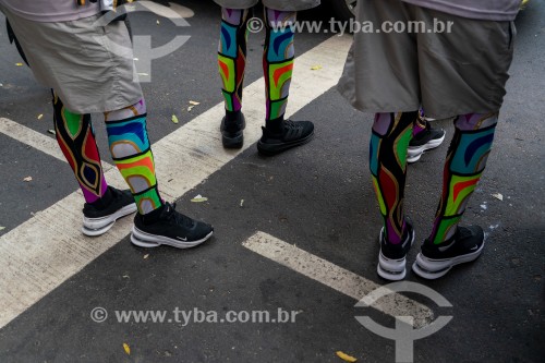 Bate-bolas (Clóvis) durante o Concurso folião original - Cinelândia - Rio de Janeiro - Rio de Janeiro (RJ) - Brasil