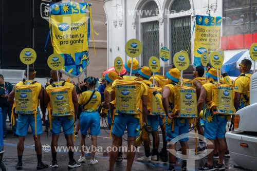 Propaganda do Mercado Pago durante o carnaval - Rio de Janeiro - Rio de Janeiro (RJ) - Brasil