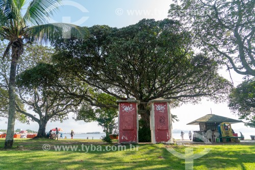Banheiro químico desativado no Aterro do Flamengo - Rio de Janeiro - Rio de Janeiro (RJ) - Brasil