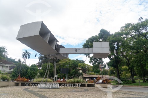 Réplica do 14-Bis de Santos Dumont - Praça 14 Bis - Petrópolis - Rio de Janeiro (RJ) - Brasil