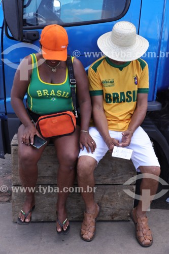 Torcedores do Brasil  durante a Copa do Mundo 2026 - Manaus - Amazonas (AM) - Brasil