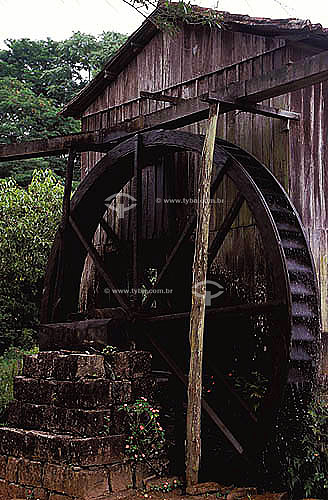  Water Mill in an old farm 