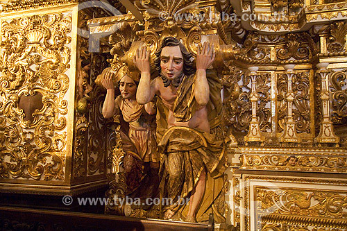  Interior of Sao Francisco church - Salvador city - Bahia state - Brazil 